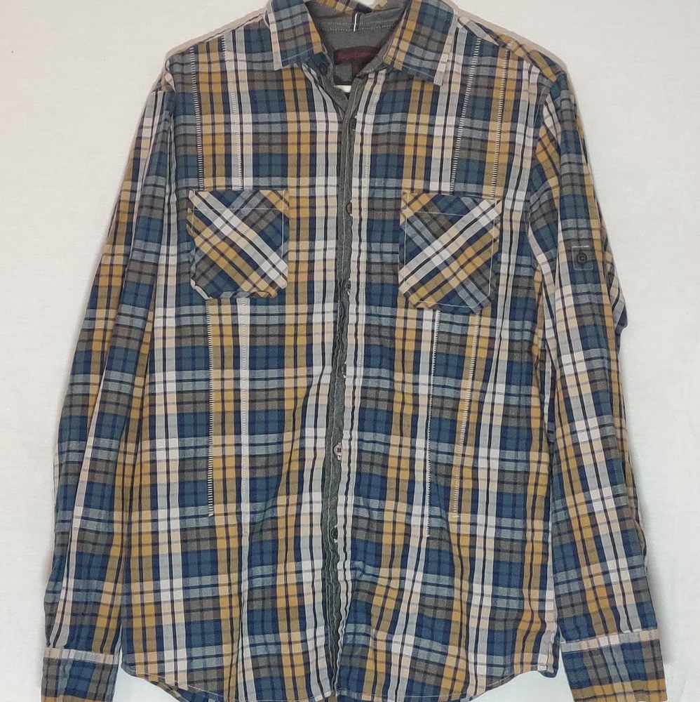 Royal Testimony Plaid Button Shirt